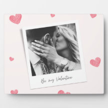 Sé mi Valentín | foto personalizada | Corazón rojo