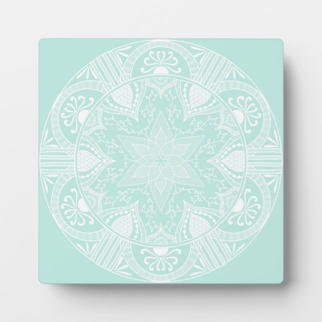 Placa Expositora Sea Glass Mandala (Frente)