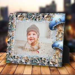 Placa Expositora Sea Themed Jellyfish Custom Kids Frame