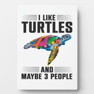 Placa Expositora Sea Turtle Tortoise I Like Turtles