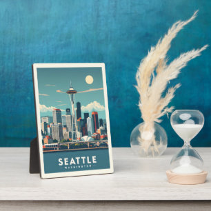 Placa Expositora Seattle Washington