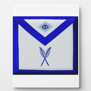 Placa Expositora Secretario masónico Apron