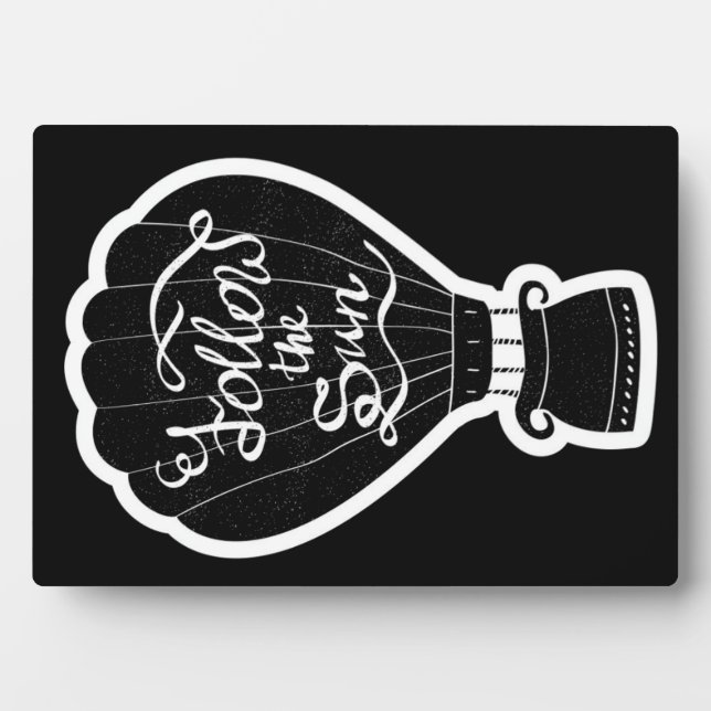 Placa Expositora Seguir El Sol (Frente)