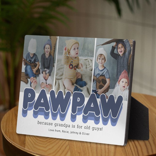 Placa Expositora Sencilla foto del abuelo de Pawpaw (Subido por el creador)