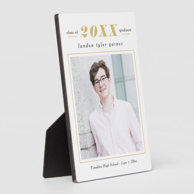 Placa Expositora Sencillas Estadísticas EDITABLES Llave de Graduaci (Lado)