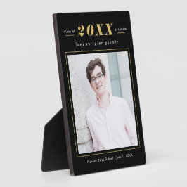 Placa Expositora Sencillas Estadísticas EDITABLES Llave de Graduaci