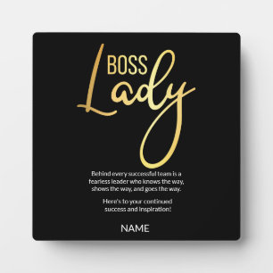Placa Expositora Señora del Jefe