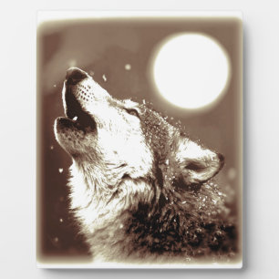 Placa Expositora Sepia Wolf & Moon