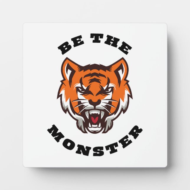 PLACA EXPOSITORA SER EL MONSTRUO (Frente)