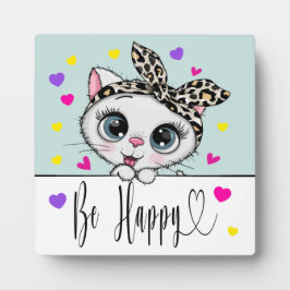 Placa Expositora Ser feliz