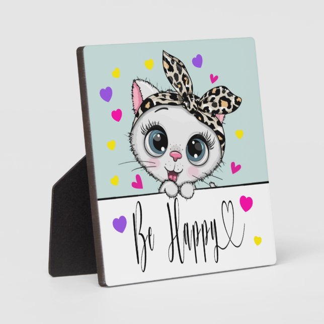 Placa Expositora Ser feliz (Anverso)