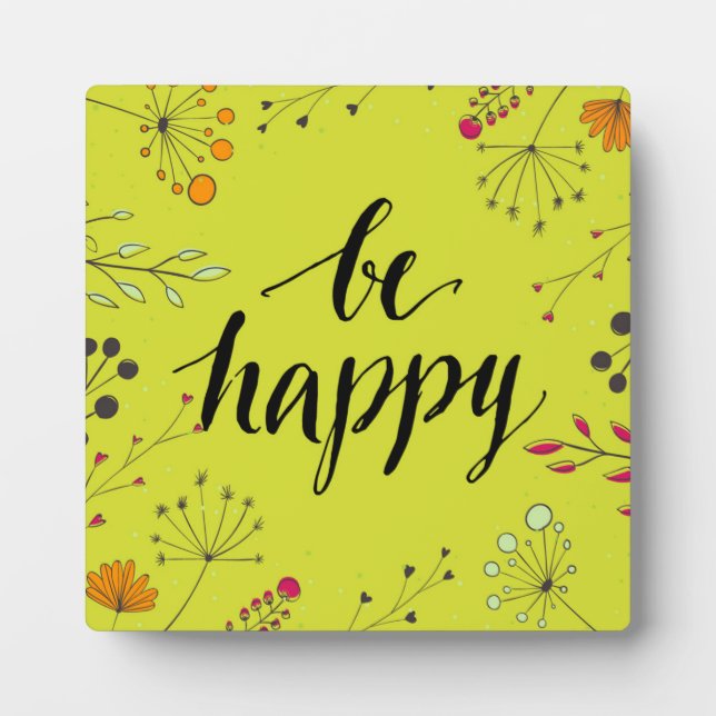 Placa Expositora Ser feliz 5 (Frente)