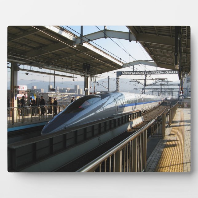 Placa Expositora Serie 500 Shinkansen 新 幹 tren de bala 線 (Frente)