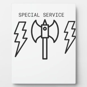 Placa Expositora Servicio Especial