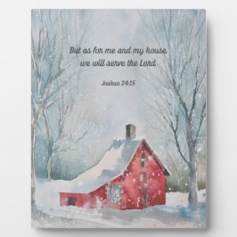 Placa Expositora Serviremos La Biblia Lord Verse 8x10 Picture