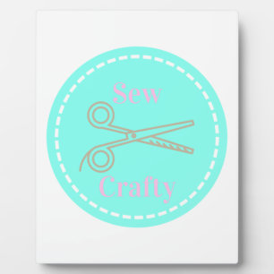 Placa Expositora Sew Crafty Pastel Gray Pink Aqua