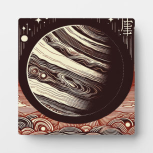 Placa Expositora SF Jupiter Woodcut 2