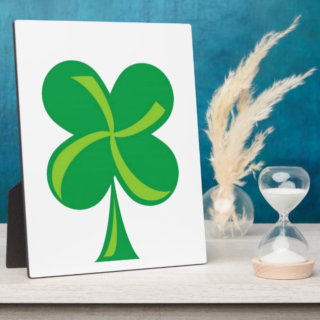 Placa Expositora Shamrock verde (Lado)