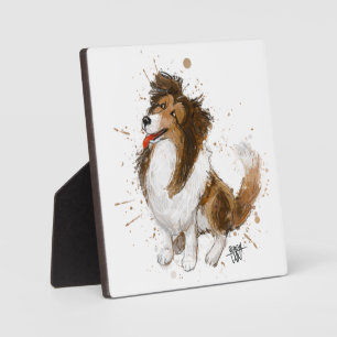 Placa Expositora Sheldon the Sheltie