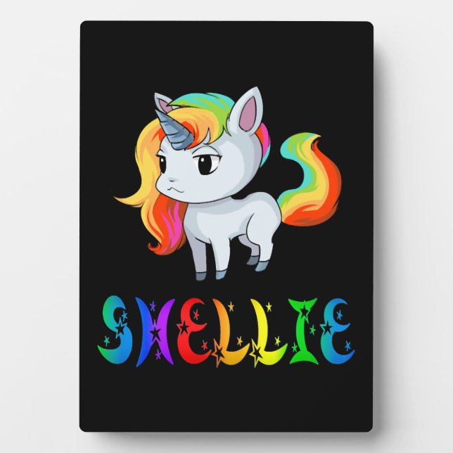 Placa Expositora Shellie Unicornio (Frente)