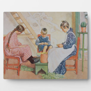 Placa Expositora Shelling Peas, pub. en 'Lasst Licht Hinin' (`Let i