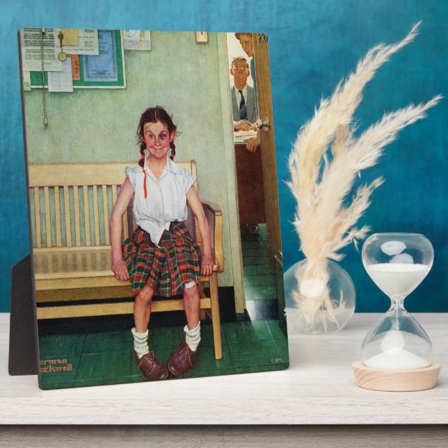 Placa Expositora Shiner o fuera de la oficina del director (Lado)