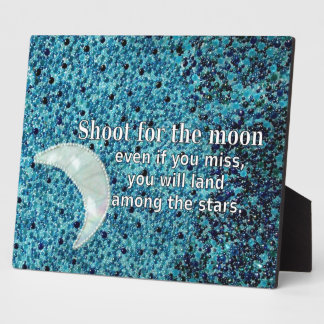 Placa Expositora Shoot For The Moon