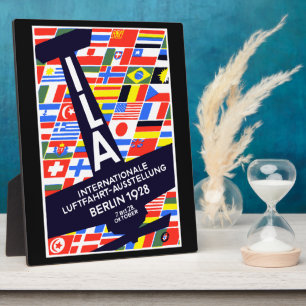 Placa Expositora Show Aéreo Internacional de 1928