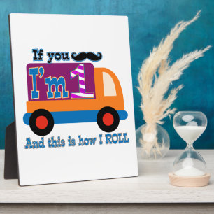 Placa Expositora Si bigote, yo soy uno y así es como yo hago rodar