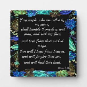 Placa Expositora Si la gente a la que llamo por mi nombre