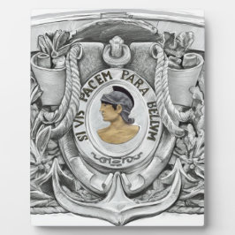 PLACA EXPOSITORA SI VIS PACEM PARA BELLUM