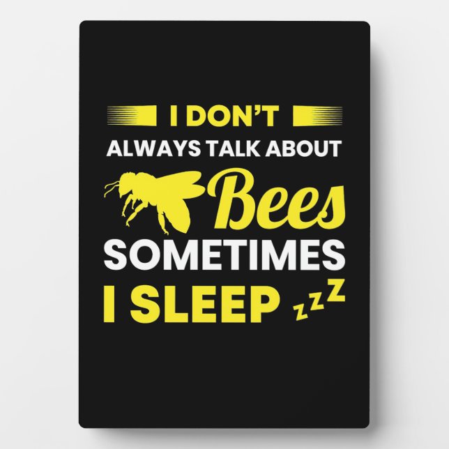 Placa Expositora Siempre Hablo de las abejas (Frente)
