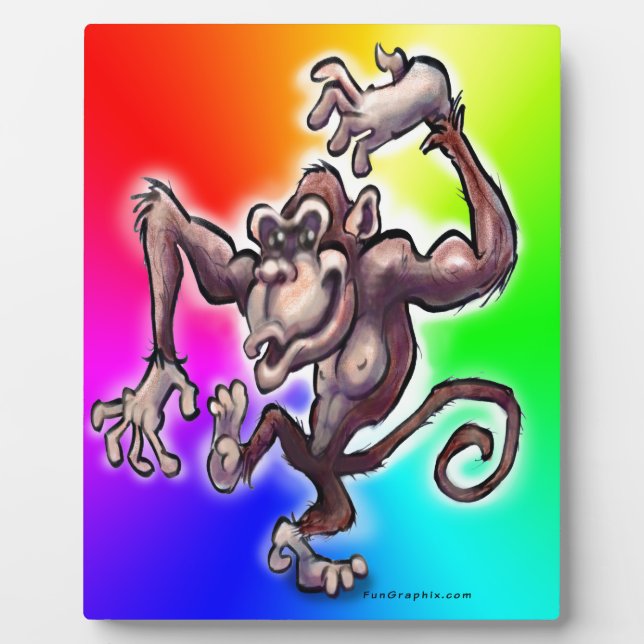 Placa Expositora Silly Monkey (Frente)