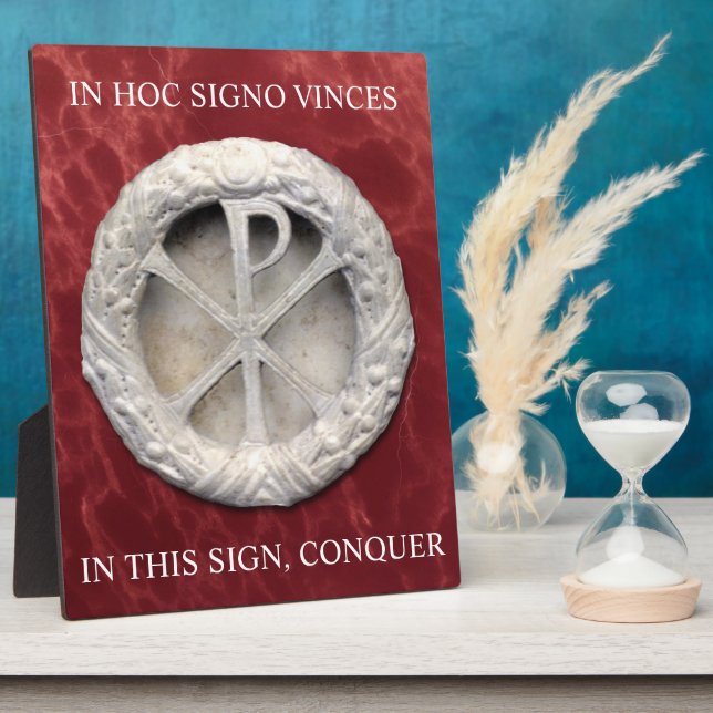 Placa Expositora Símbolo Chi-Rho (Lado)