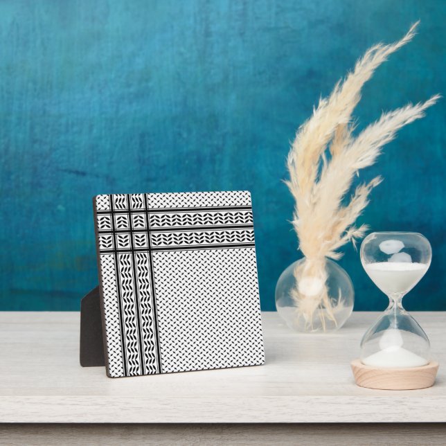 Placa Expositora Símbolo de Keffiyeh del patrón de resistencia de P (in situ)