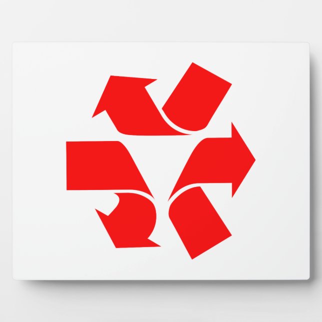 Placa Expositora Símbolo de no reciclar (Frente)