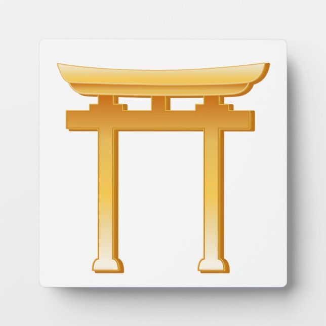 Placa Expositora Símbolo Shinto (Frente)