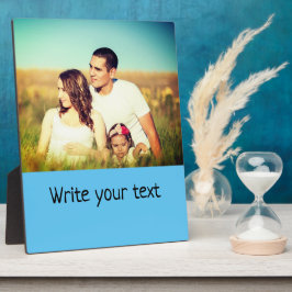 Placa Expositora simple mínimo añadir navidades de fotos de texto p