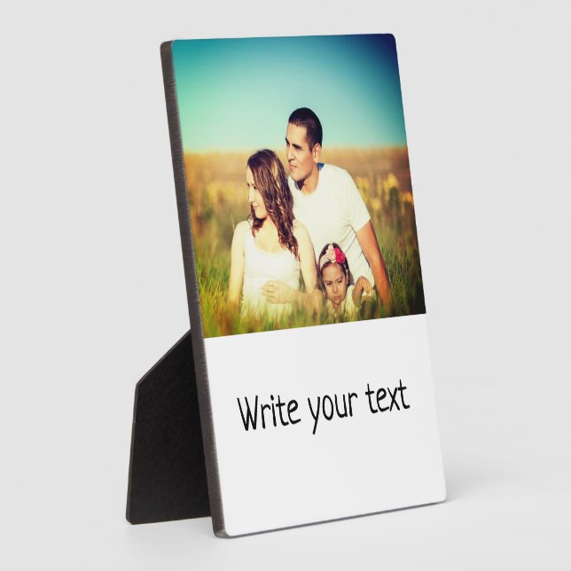 Placa Expositora simple mínimo añadir navidades de fotos de texto p (Lado)