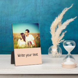 Placa Expositora simple mínimo añadir tus navidades de fotos de tex