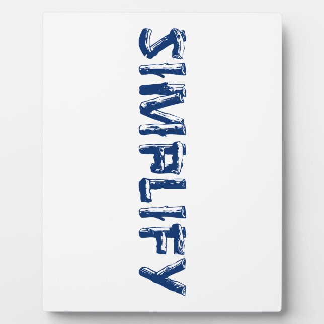 Placa Expositora Simplificar (Frente)