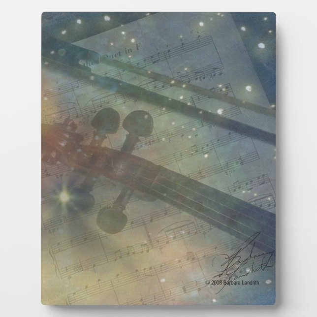 Placa Expositora Sinfonía de estrellas (Frente)