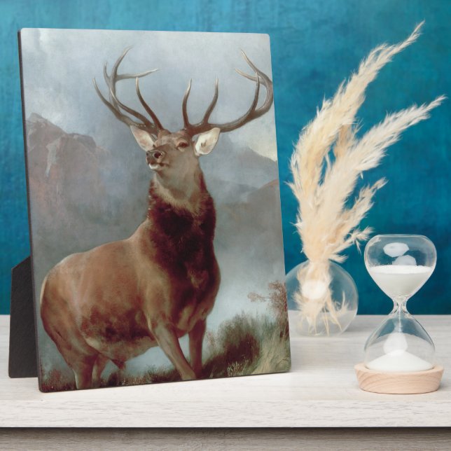 Placa Expositora Sir Edwin Landseer | Monarca del Glen, 1851 (Lado)