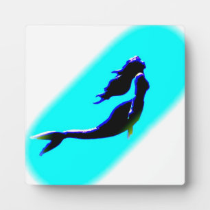 Placa Expositora sirena submarina en alza