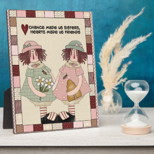 Placa Expositora Sisters Poem Plaque