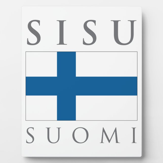 Placa Expositora Sisu Suomi (Frente)