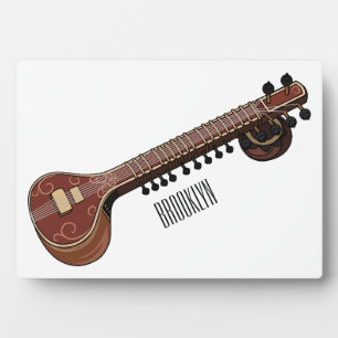 Placa Expositora Sitar personalizado ilustracion