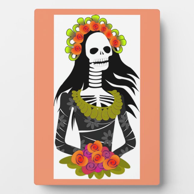PLACA EXPOSITORA SKELETON LADY (Frente)