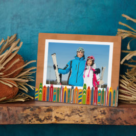 Placa Expositora Ski Trip Photo Keepsake