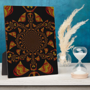 Placa Expositora Skull Kaleidoscope Arte Imprimir